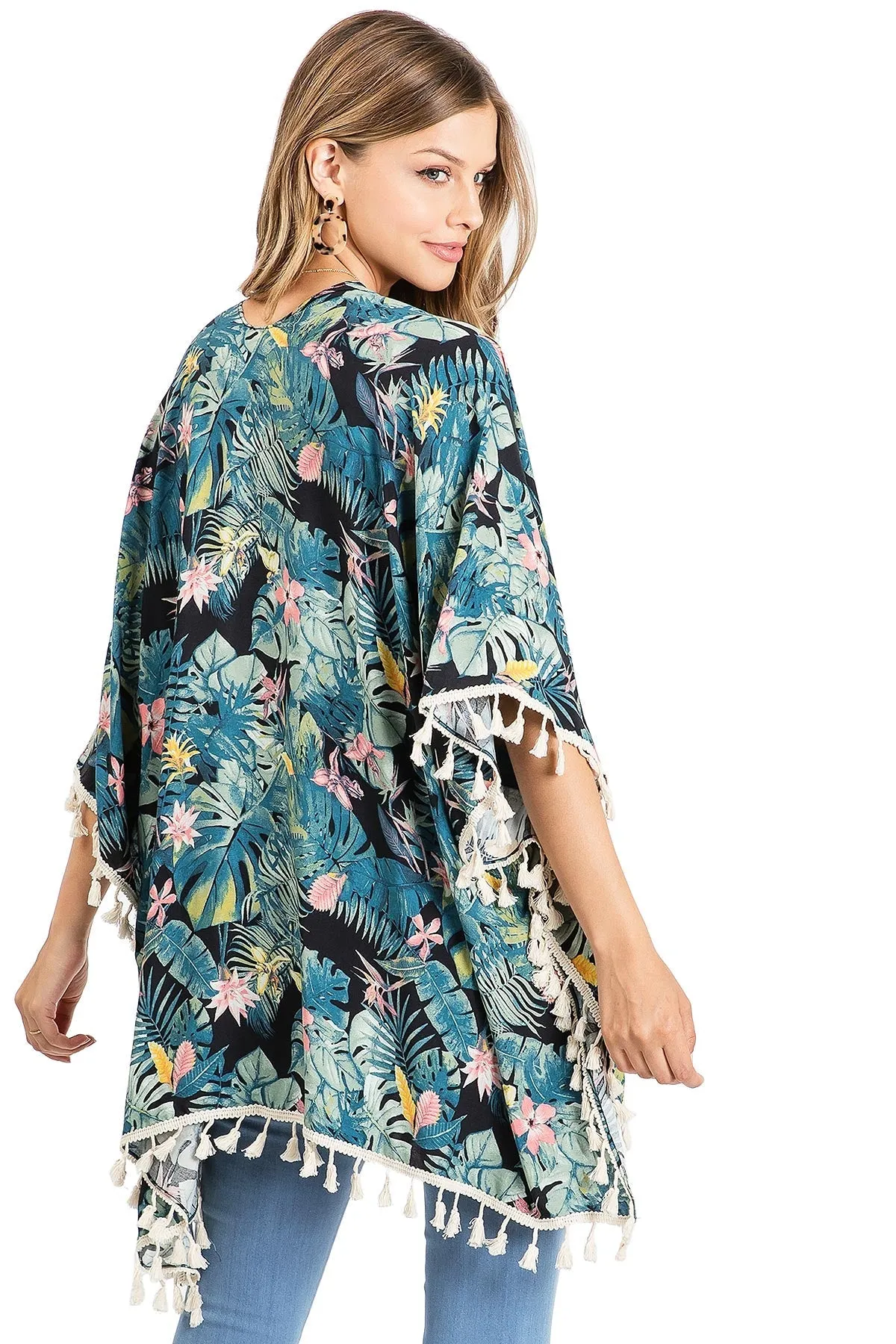 Bali Palm Kimono