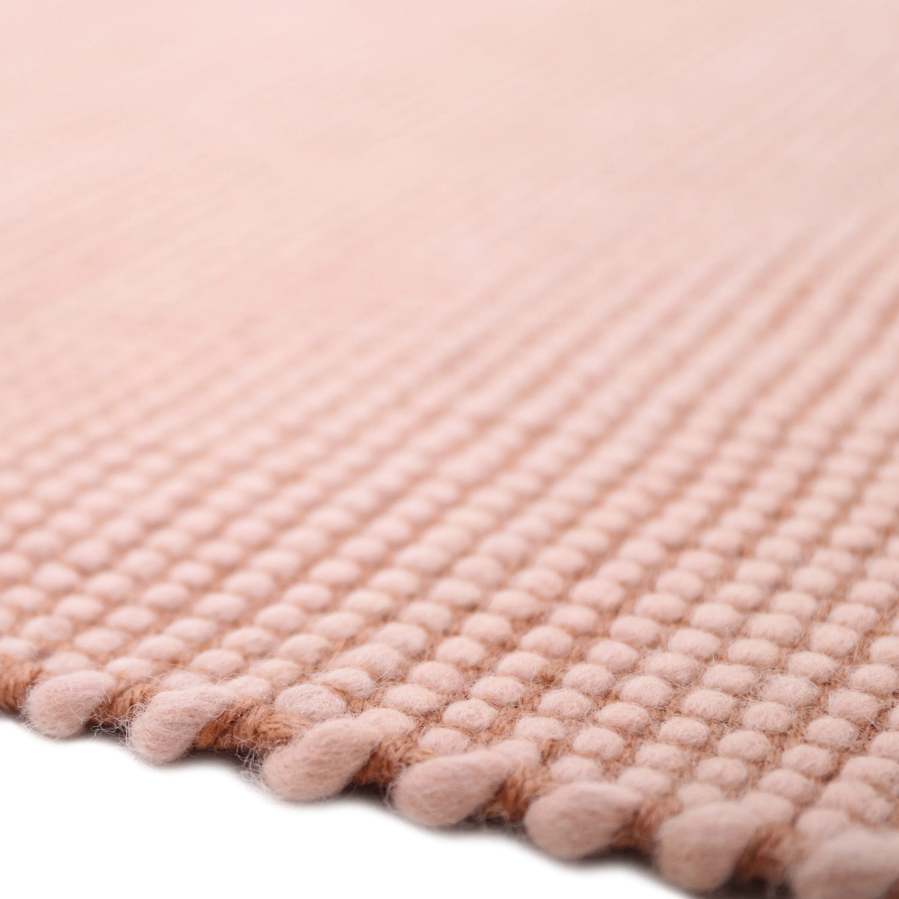 Bergen Nude L Contemporary Wool Rug