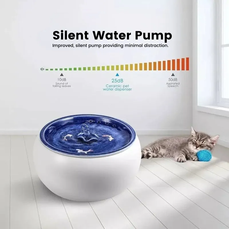 Ceramic Pet Water Fountain Artist Edition