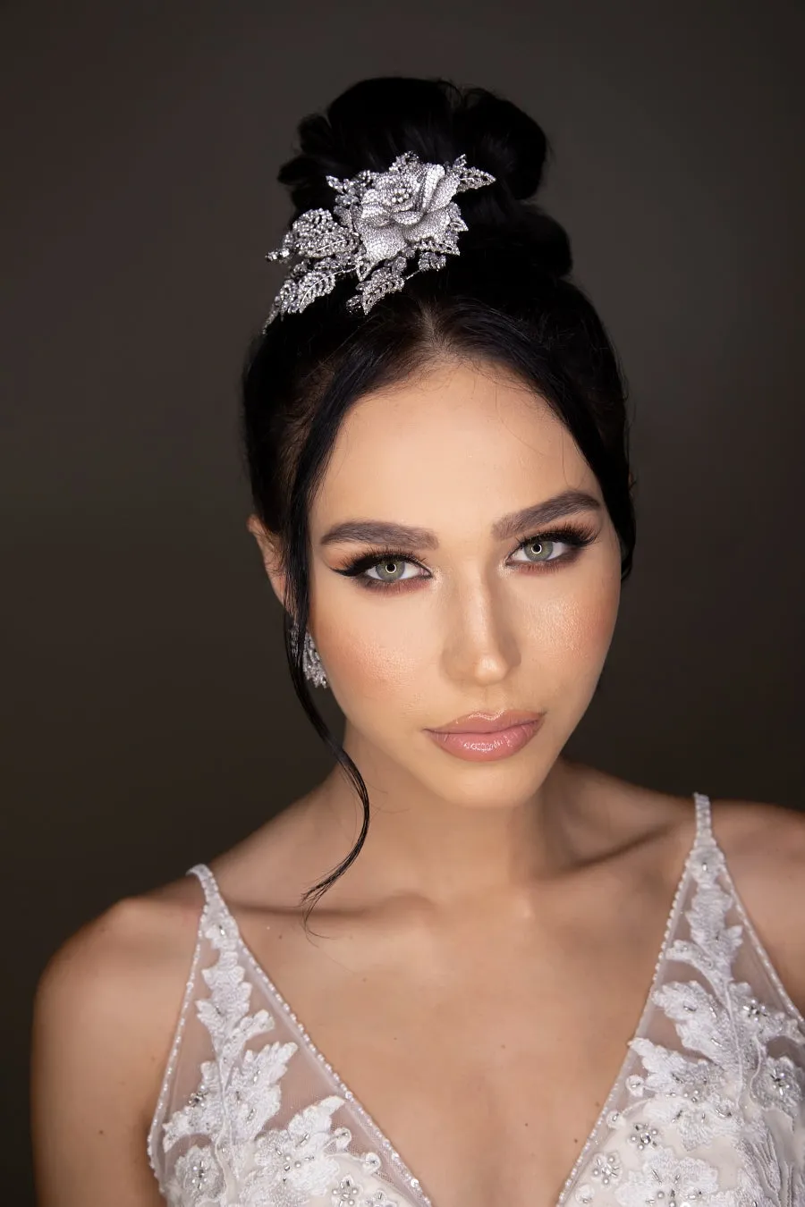 LAURA Swarovski Bridal Hair Comb, Wedding Headpiece - SAMPLE SALE