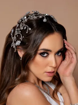 MELODY Gorgeous Wedding Headband, Swarovski Headpiece - SAMPLE SALE