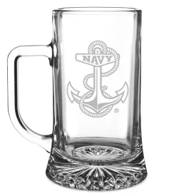 Navy Anchor 17.5oz Maxim Mug Glass*