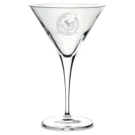 Navy Seabees Luigi Bormioli 10oz Martini Glass*