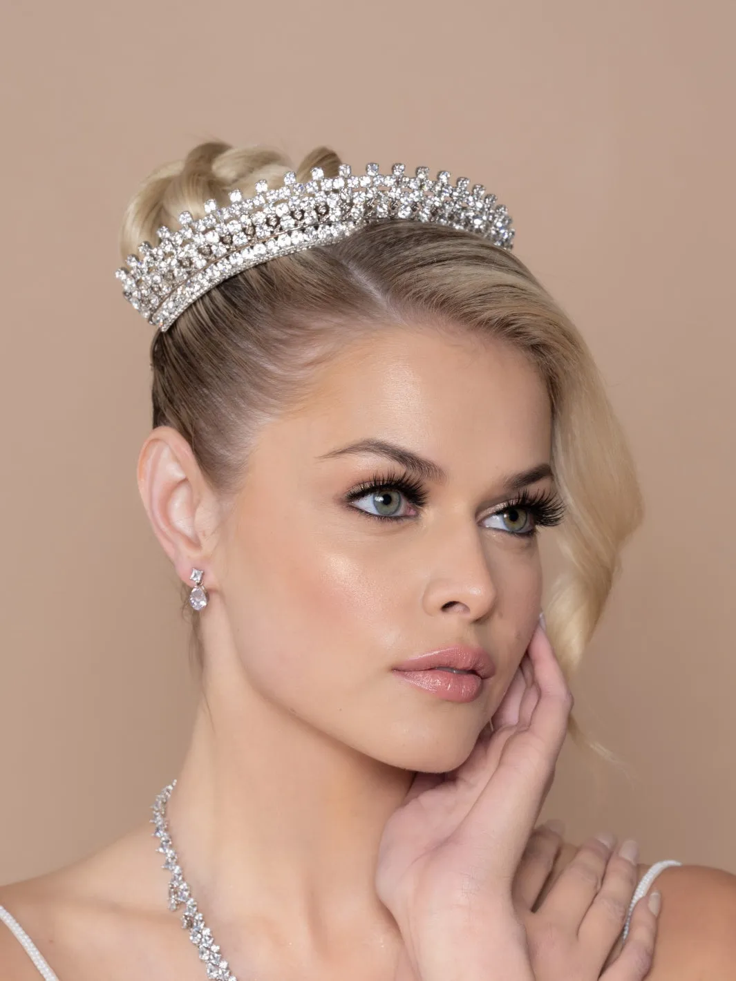 PRIMROSE Swarovski Romantic Bridal Tiara (Final Sale)